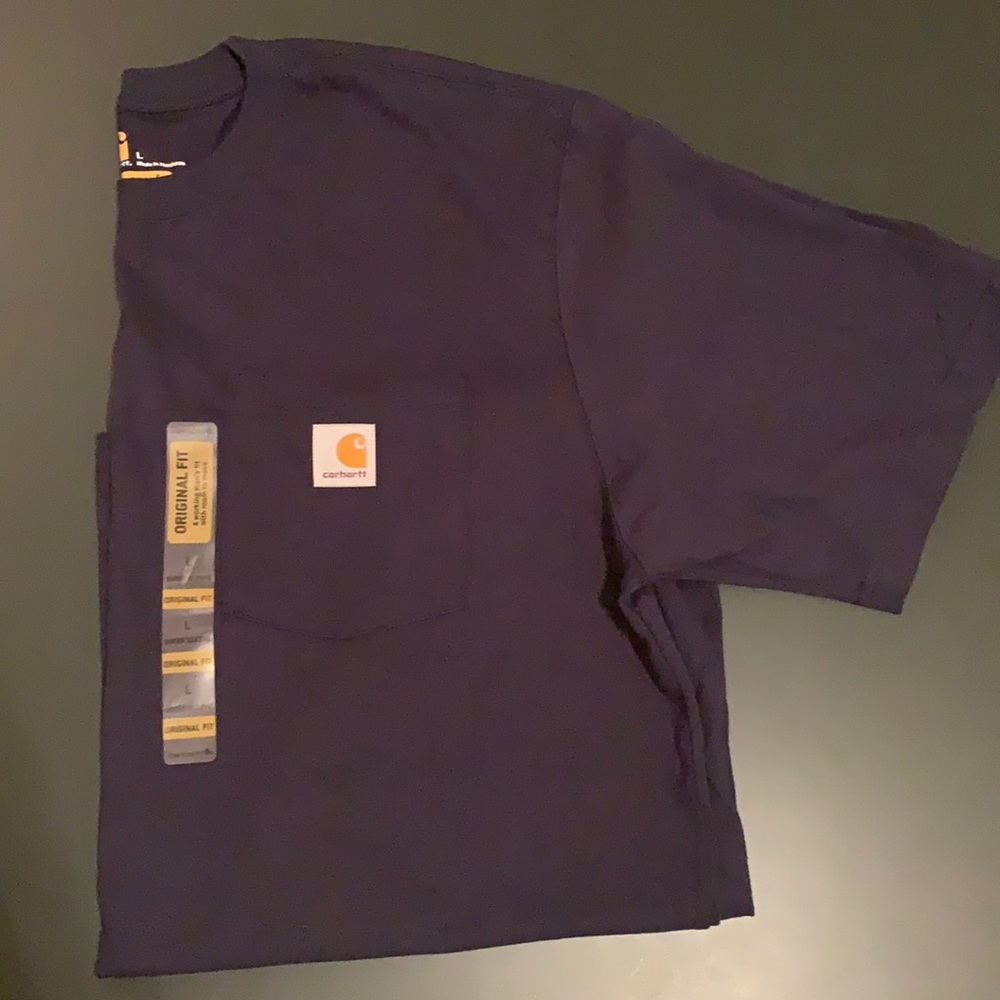 Carhartt men’s short sleeve tee original fit men’s large NWT navy
